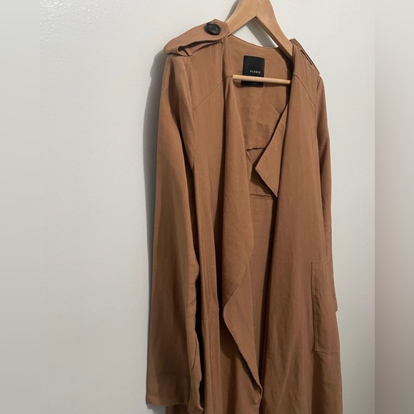 Elodie open front drape coat - Picture 2 of 5